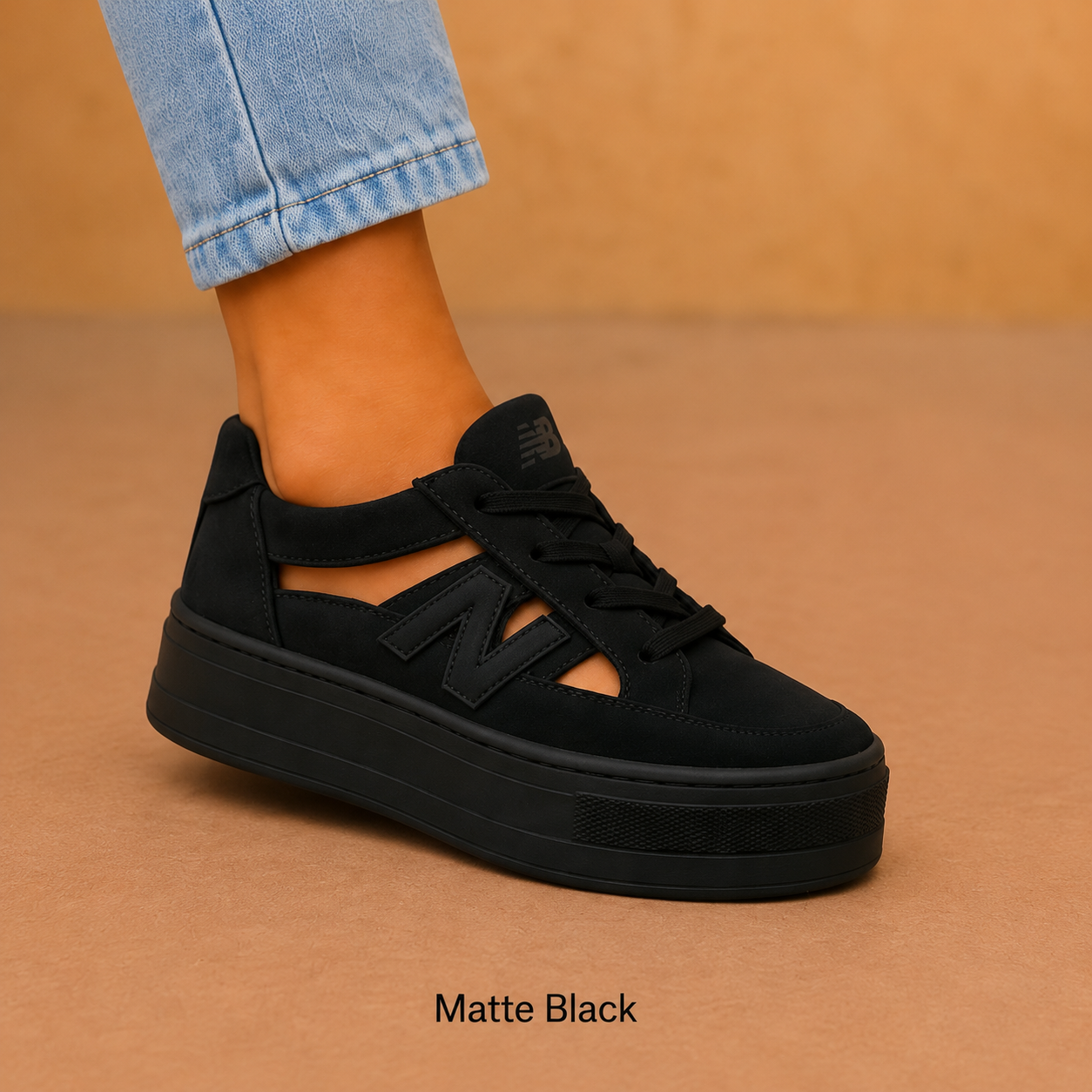 Baskets à plateforme pour femme NB