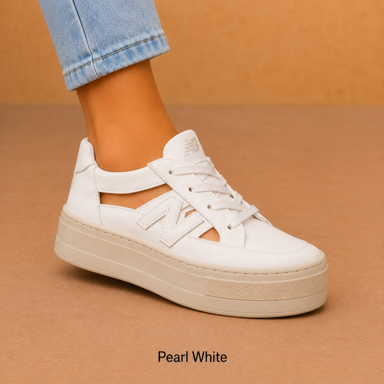 Baskets à plateforme pour femme NB